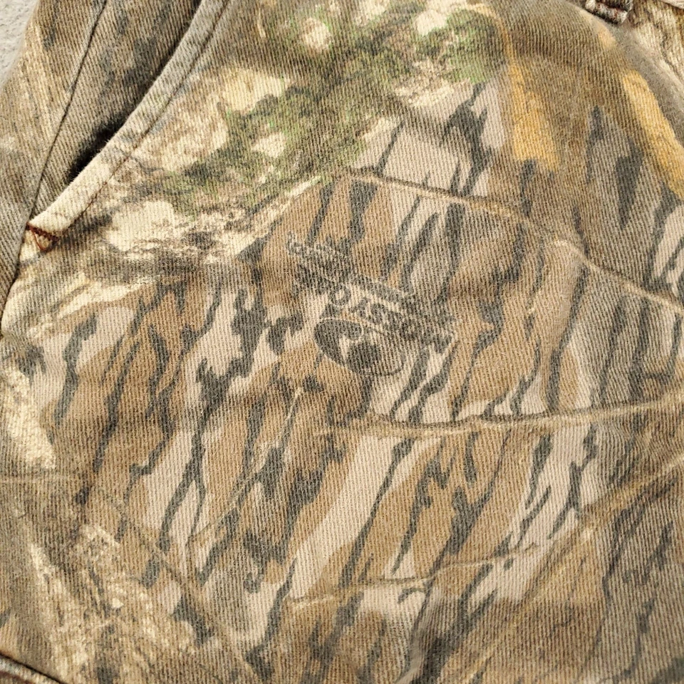 Mens Hunting Pants 40x33 Mossy Oak Shadow Branch Camo Adjustable Waist Leg - Image 4 of 4