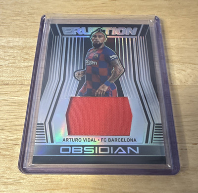 Panini 2019-20 Obsidian Eruption Relics Arturo Vidal FC Barcelona E-AV 71/199