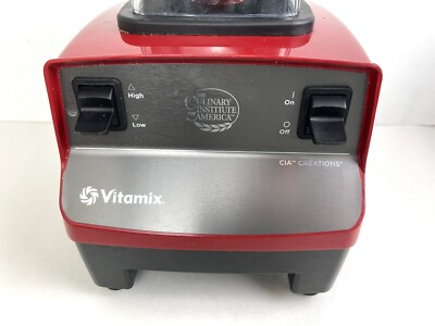 Vitamix Creations Turbo #VM0102 With Container Red Tested | eBay