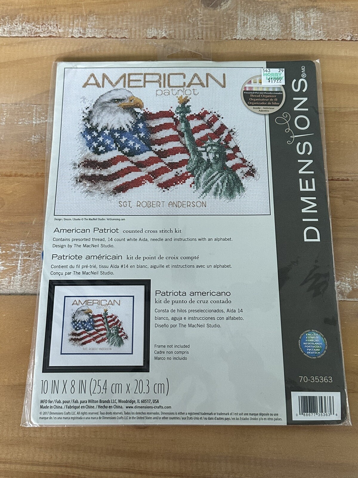 Kit - 8" X 10" Usa, Flag