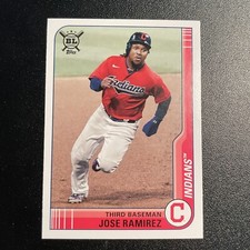 2021 Topps Big League Jose Ramirez Card 235 Cleveland Indians