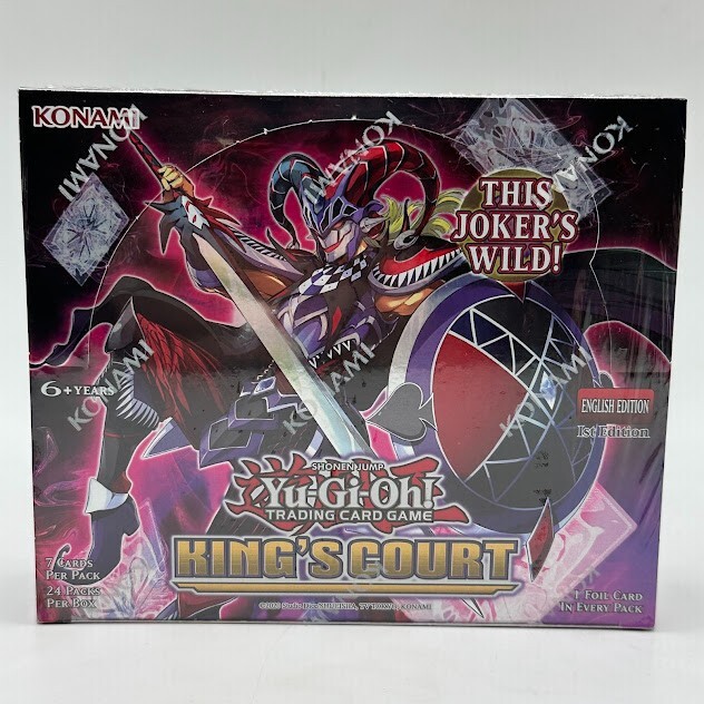 king's court booster box 1st edition Yu-Gi-Oh! - Booster Box Case (12 Boxes) main image 1