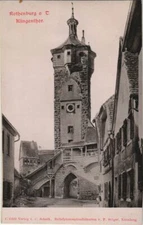 Old postcard AK Rothenburg- Klingentor GERMANY (1075751)