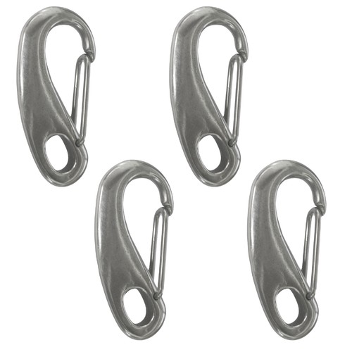 2" Snap Hook, 4-Pack Spring Gate Snap Hook, 316 Stainless Steel, for Sailboat - Bild 2 von 3