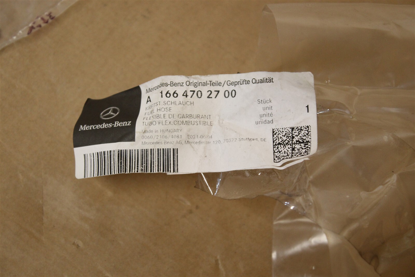 A1664702700 Fuel Hose New genuine Mercedes-Benz part | eBay