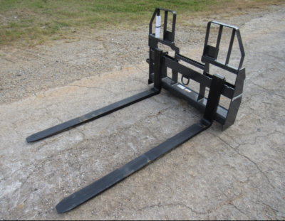#ad Bradco 60quot; 5500 Pound Walk Through Pallet Forks Attachment Fits Skid Steer $1424.99