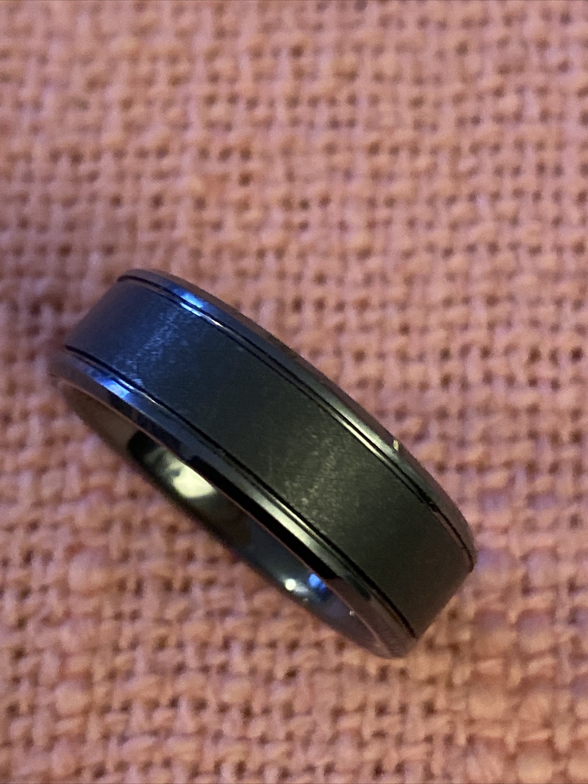 Triton Tungsten Carbide TC 850 Men’s Ring Size 12 Sat… Gem