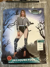 Jailhouse Rock - NEW Women 3D Printed Halloween Costume Jumpsuit - Large