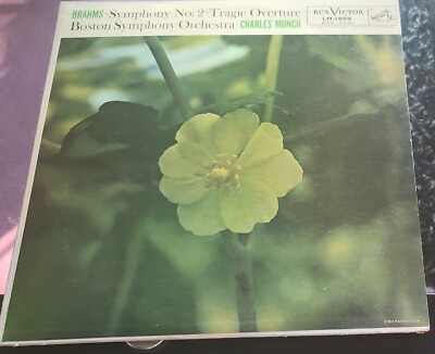 Brahms Symphony No.2 Tragic Overture Charles Munich RCA Victor red seal LM 1959