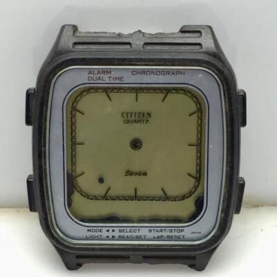 Citizen 9560-083261 Quartz Ana Digi Vintage Men s Watch for Parts MUR846NRZ2