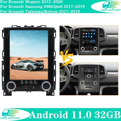 Android 11.0 32GB Car BT-Stereo Radio For 2015-20 Renault Megane GPS NAVIGATION