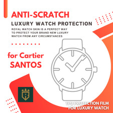 Película de protección para reloj Cartier Santos Royal W2SA0016 WSSA0037