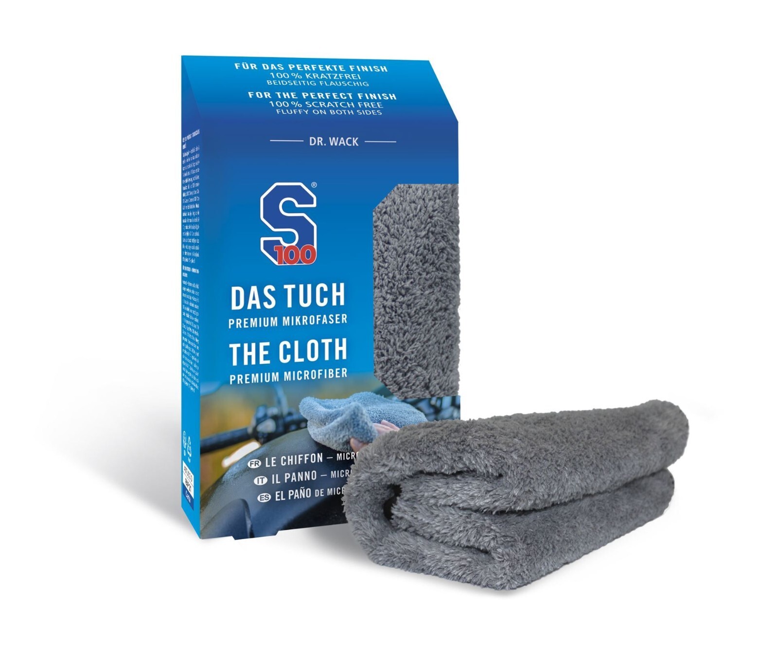 S100 The Cloth 8005 NEW Motorcycle Premium Microfibre Cleaning Cloth