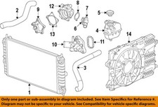 GM OEM 16-19 Cruze Cooling Radiator Components-Lower Hose 39057860