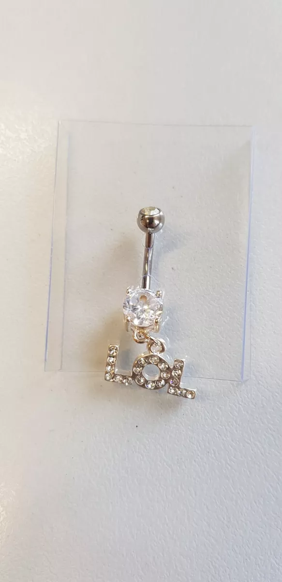 Claire s Women Belly Button Piercing 1 piece Genuine Crystal