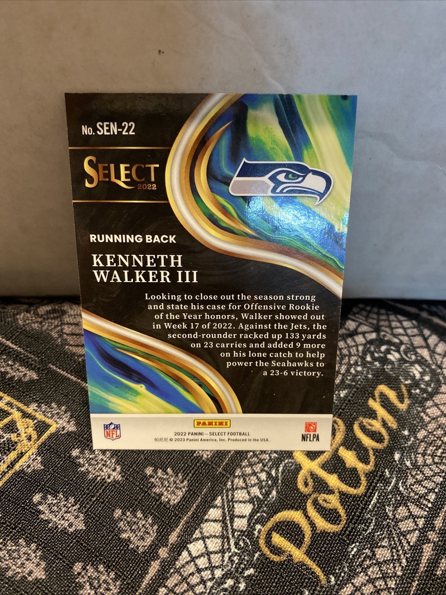 2022 Panini Select Football Sensations SEN-22 Kenneth Walker III