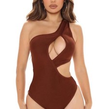 Fashion Nova Cut out bandage bodysuit