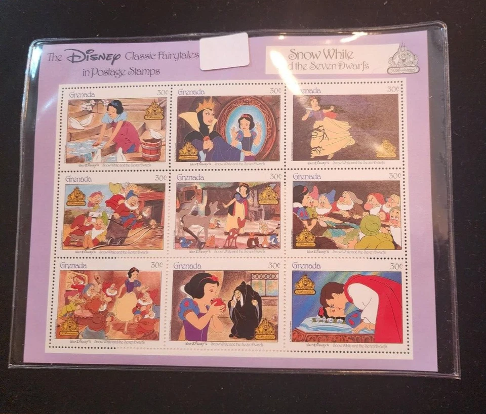 NEW The Disney Classic Fairytales Peter Pan & Snow White Postage Stamps. - Image 3 of 4