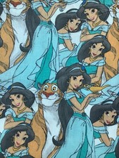 Disney Jasmine from Aladdin 100 high quality cotton quilt fabric 1/4 yd 9  x44  