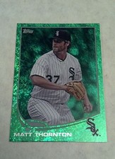 MATT THORNTON 2013 TOPPS EMERALD GREEN PARALLEL INSERT CARD # 292 A0924