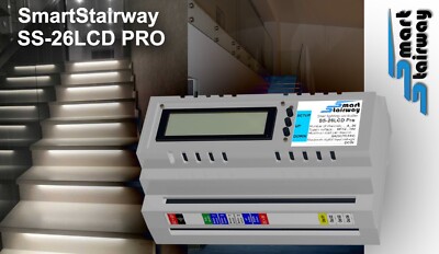 Interactive staircase lighting SmartStairway SS-26LCD PRO V.4