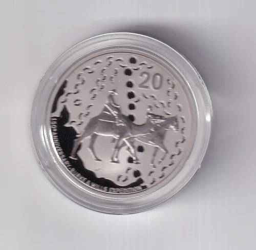 AUSTRALIA PROOF: 2010 20 CENT BURKE & WILLS COIN IN CAPSULE
