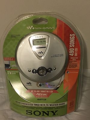 NEW SONY WALKMAN PORTABLE CD PLAYER DNF 400 WITH MP3 ATRAC | eBay