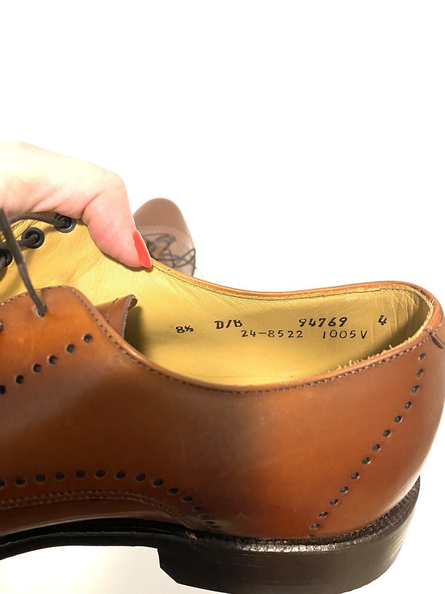 Johnston & Murphy Melton cap toe oxfords 8.5 651 | eBay