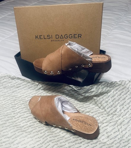 Kelsi Dagger Brooklyn Heeled Sandals Gear Straw 7 M - Picture 6 of 9