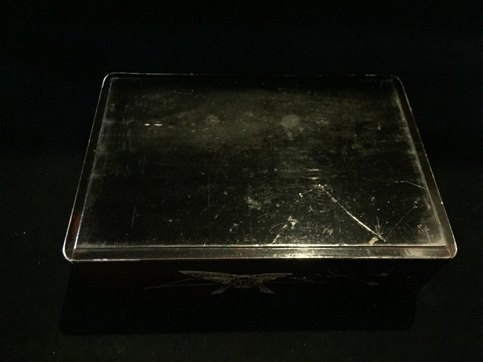 A0196 Japanese Wooden Lunch Box JUBAKO Vintage Lidded Three Stages