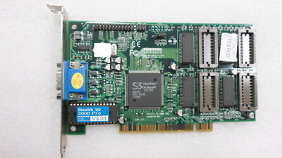 Diamond 23030229-201 Video Card 2MB+ PCI VGA Stealth 3D 2000 Pro 