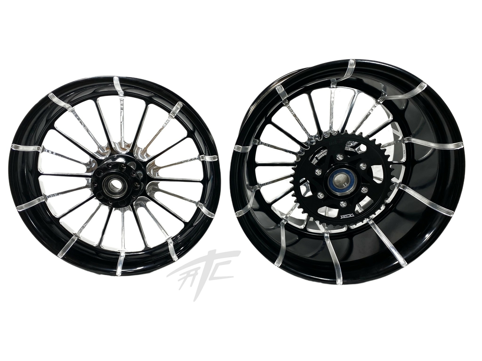 HAYABUSA 300 FAT TIRE BLACK CONTRAST INFIDEL WHEELS 13-20 SUZUKI HAYABUSA ABS