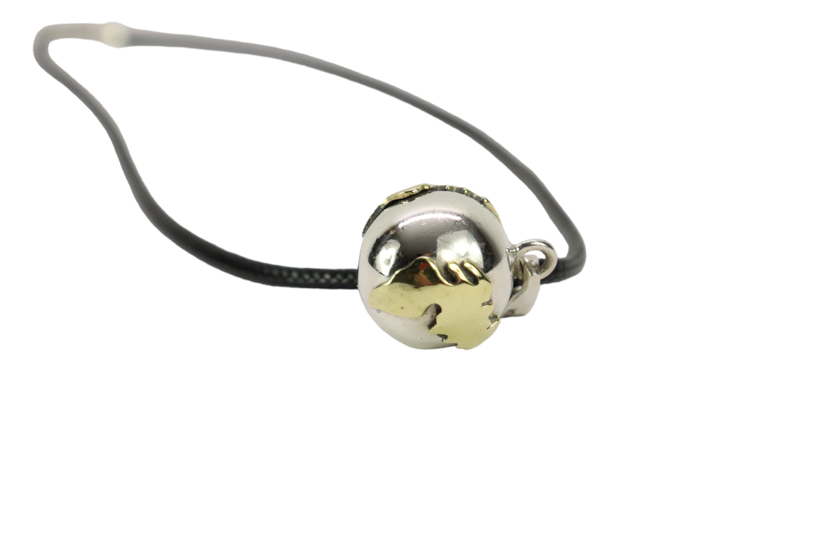 Vintage Sterling Silver Harmony Ball Chime World Pendant, Mexico