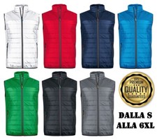 Taglie Forti Uomo Smanicato Gilet Piumino Leggero Over  Big Size No Maxfort