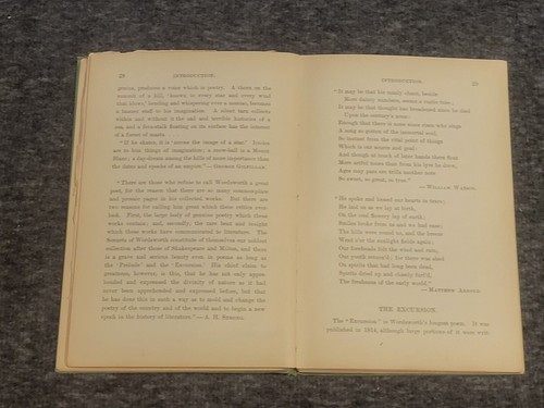 Selected Poems of William Wordsworth HB Silver Burdett & Co 1902 - Picture 7 of 12