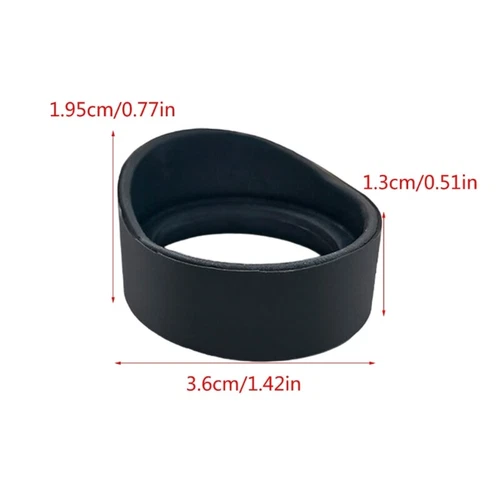 Soft Rubber Microscope Eyepiece Eye Cover 28-37mm Eyes Guard Cups for Binoculars - Picture 14 of 18