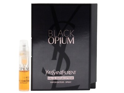 YSL YVES SAINT LAURENT BLACK OPIUM EXTREME 1.2ml .04oz x 1 PERFUME SPRAY SAMPLE