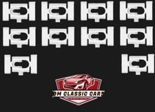 GM NOS Body Rear Window Trunk Vinyl Soft Top Belt Molding Trim Clips 10pcs