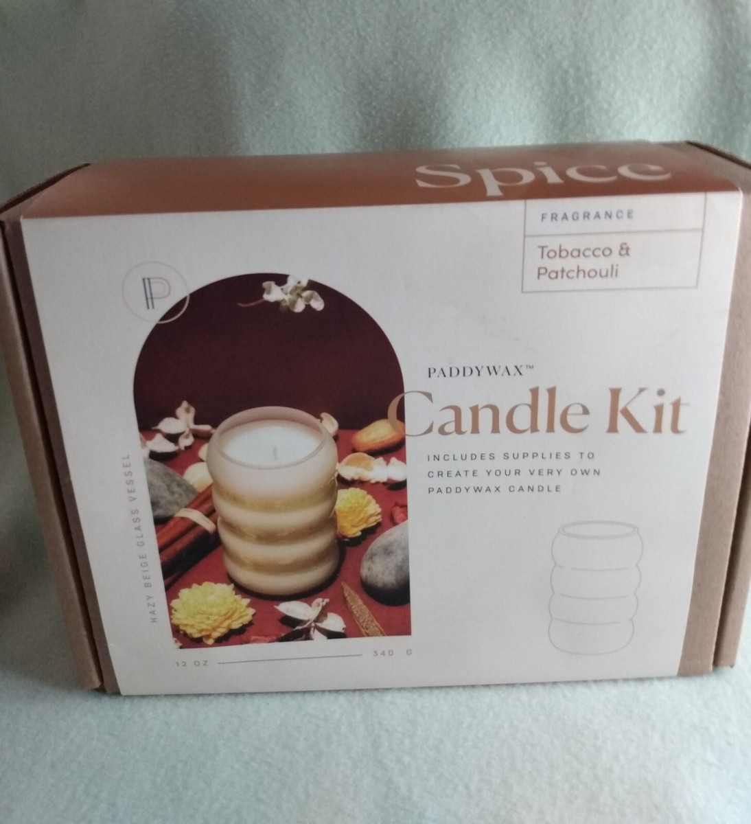 NEW Paddywax Candle Making Kit Spice -Tobacco & Patchouli Made in Tennessee  USA