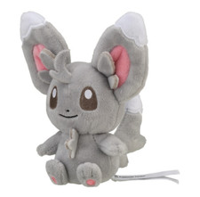 Pokemon Center original 572 Plush Pok mon fit Minccino Unova 15cm Black White