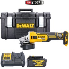 DeWalt DCG405 18V XR BL AngleGrinder + 1 x 4Ah Batt, Charger & 1.0 DS300 Case
