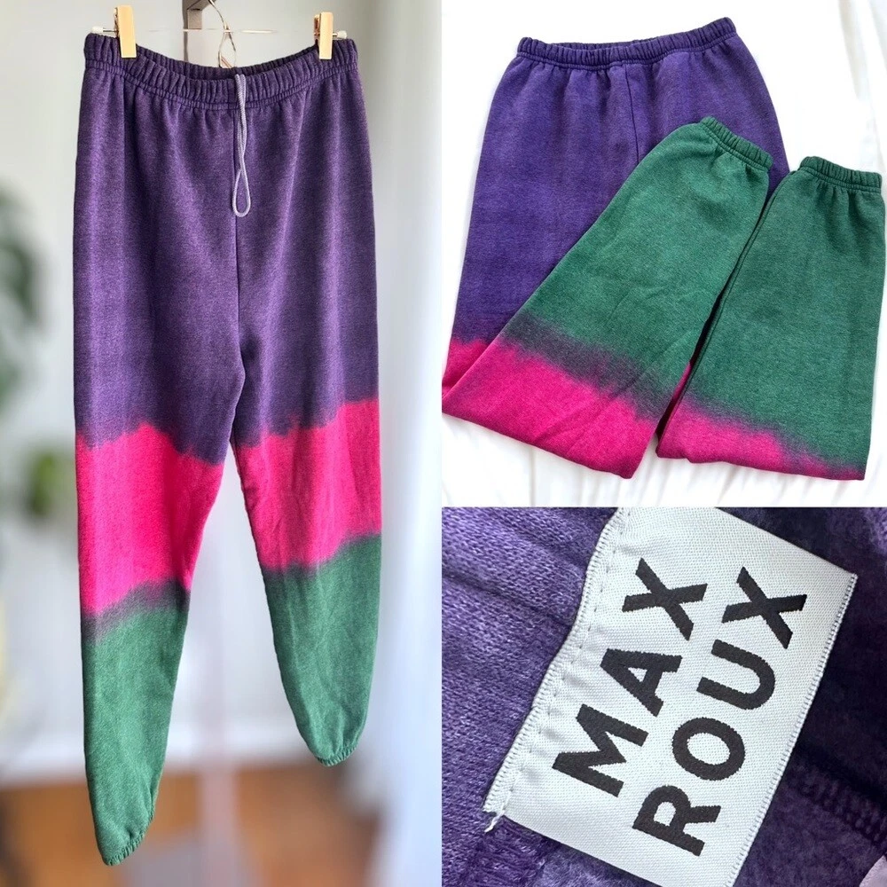 Max Roux The Joker Tie Dye Sweatpants Size S M eBay