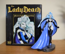 Lady Death Porcelain Figurine by Moore Creations and Chaos! Comics - MIB #7113