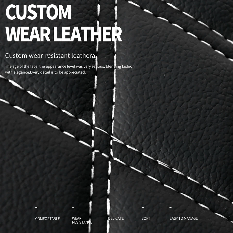 For VW Volkswagen Passat Car Seat Covers Full Set PU Leather Front 5/2 Seater - Изображение 4 из 4