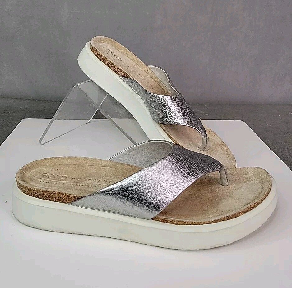 Flip Flops Ecco Corksphere Sandal Ecco Corksphere Flip Flops - Main Image