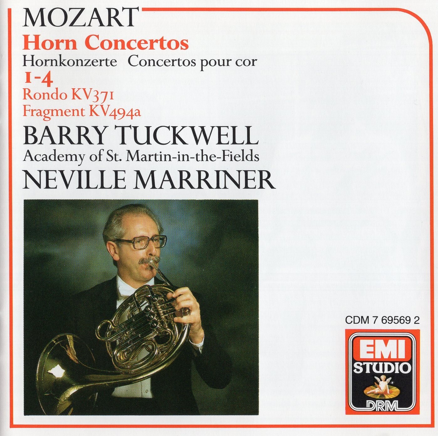 Mozart - Horn Concertos Nos. 1 to 4 / Barry Tuckwell