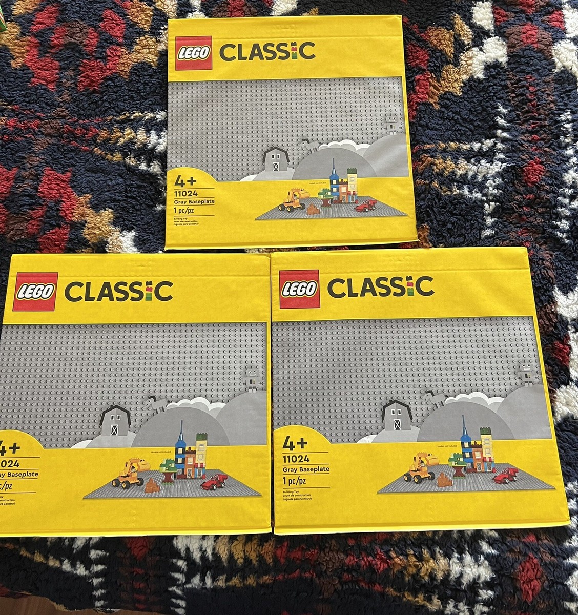hammy20様 LEGO Classic 3 x 11024 Gray Baseplate | eBay
