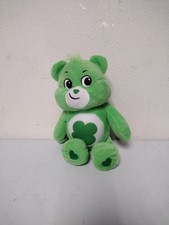 Care Bears Good Luck Bear Stuffed Plush Green 10"
