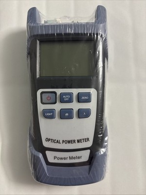 Optical Power Meter Handheld Fiber Optic Tester dB dBm λ Light Meter