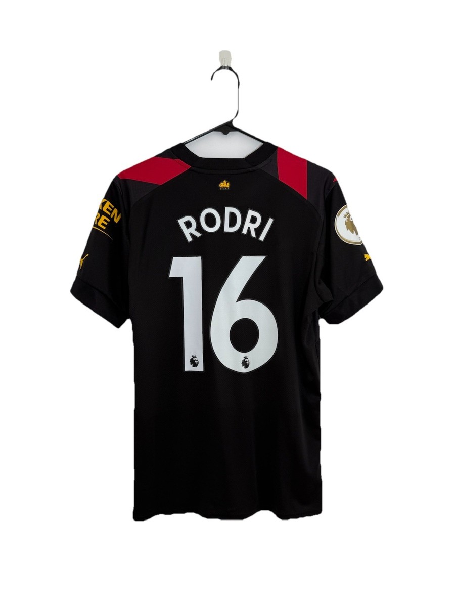 Manchester City Rodri #16 2022/23 Medium Away Shirt BNWT 765722-02